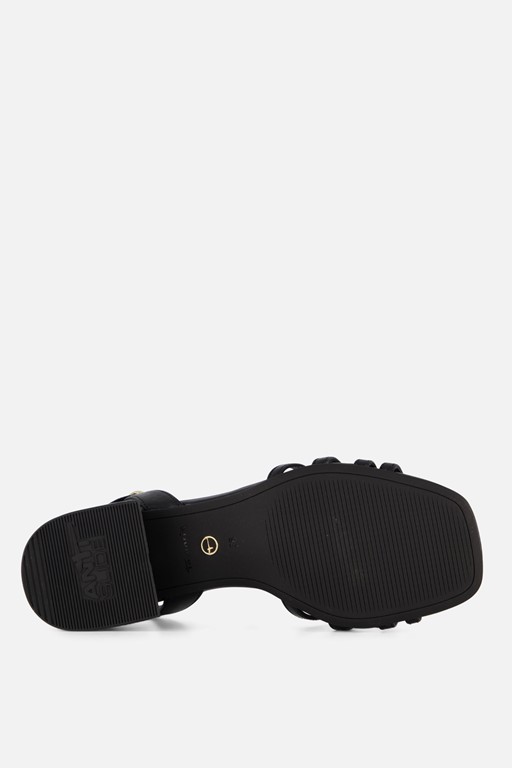 Tamaris Sandalen met hak zwart Leer