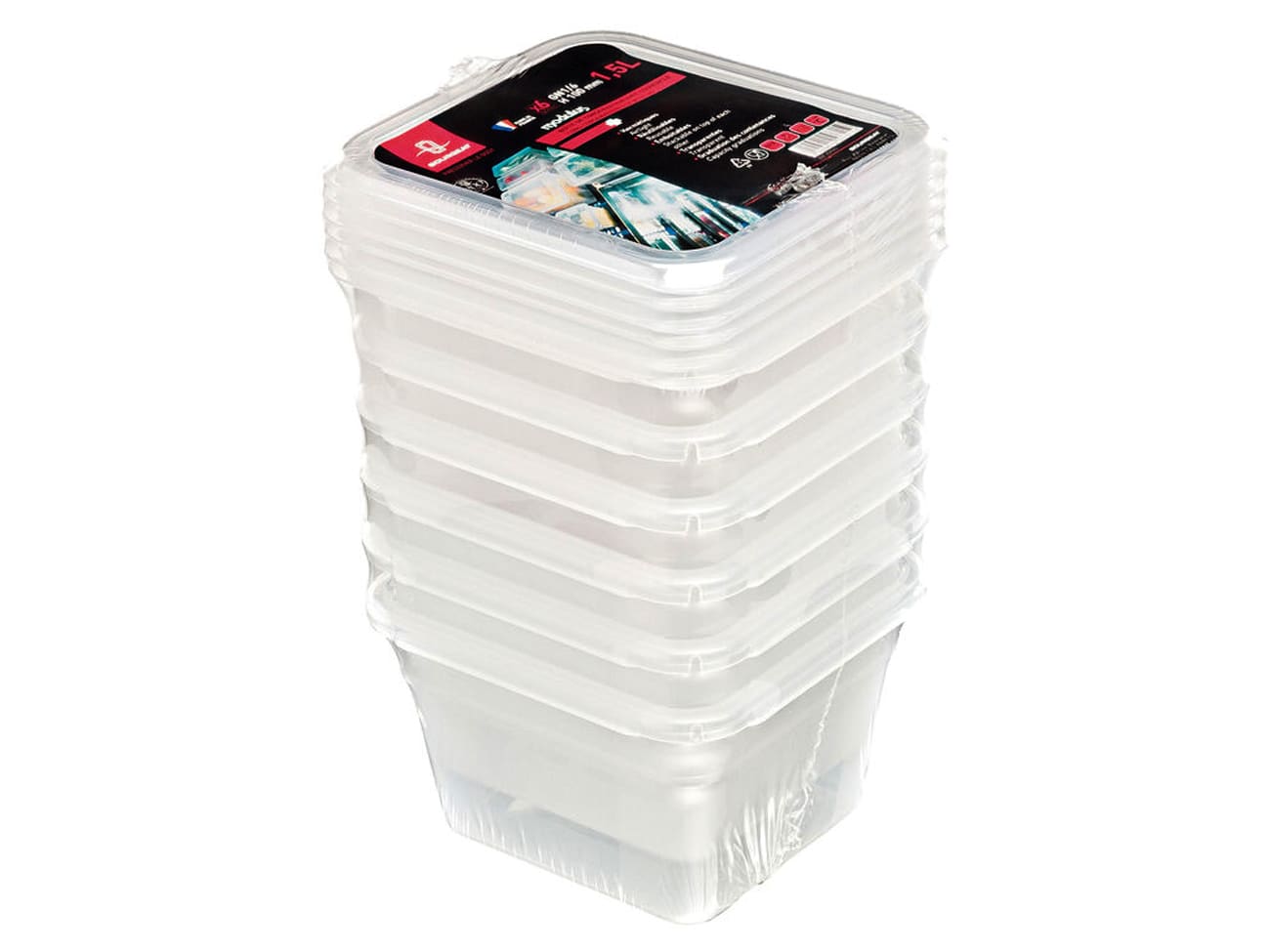 Boîte Modulus rigide GN 1/6 (x 6) - hauteur 15 cm - 17,6 x 16,2 cm - Matfer