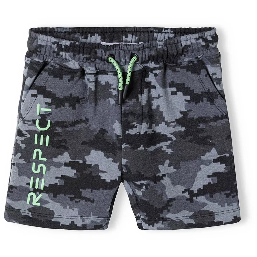 MINOTI Shorts Respect SchwarzGrau