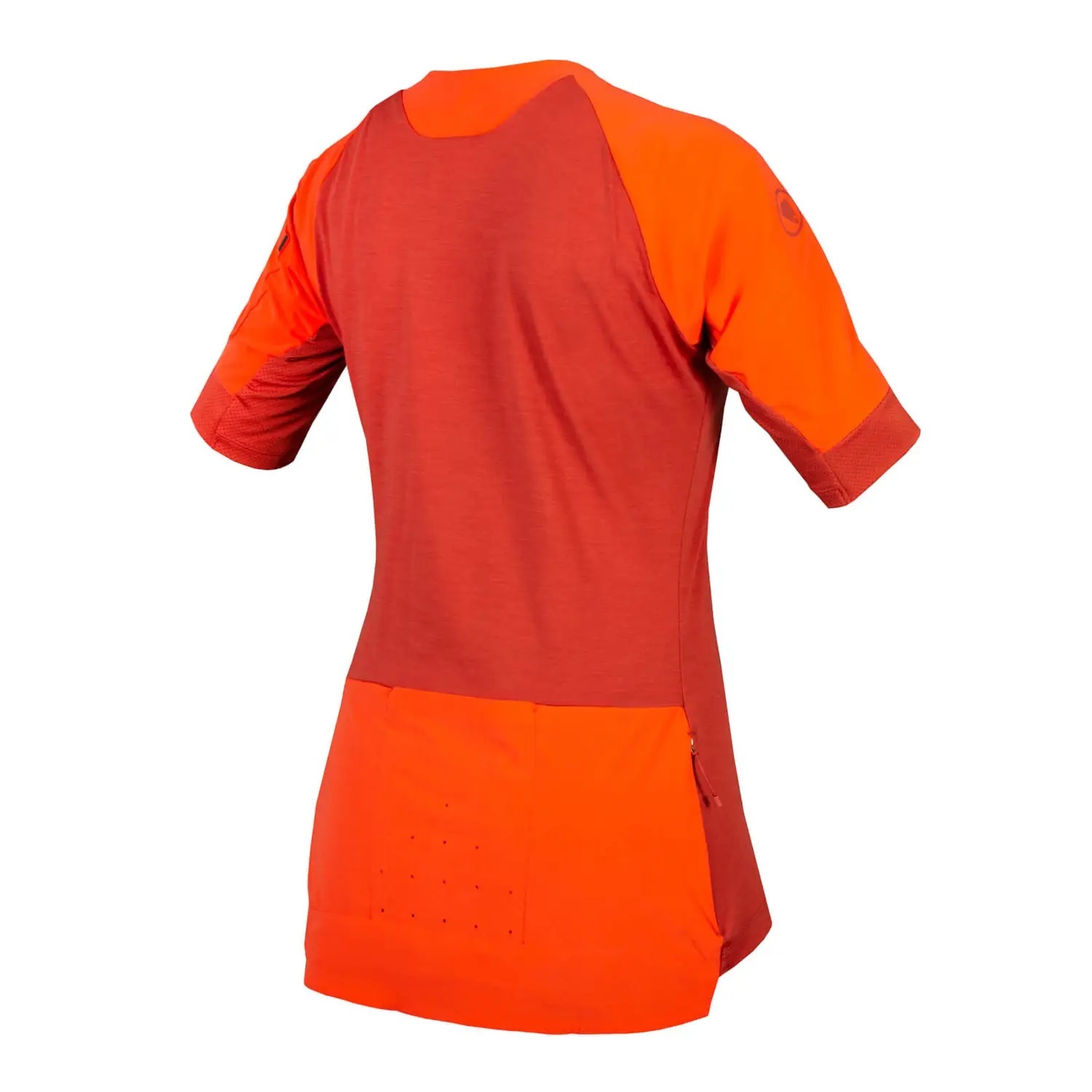 Endura GV500 Gravel Fietsshirt Korte Mouwen Rood Dames