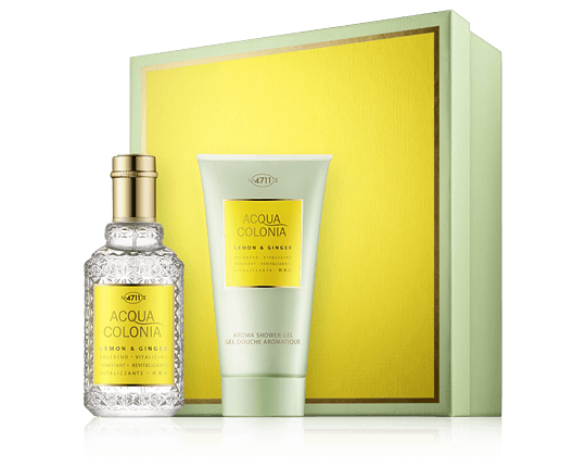 Acqua Colonia 4711 Lemon & Ginger Set mit Shower Gel 50ml-75ml
