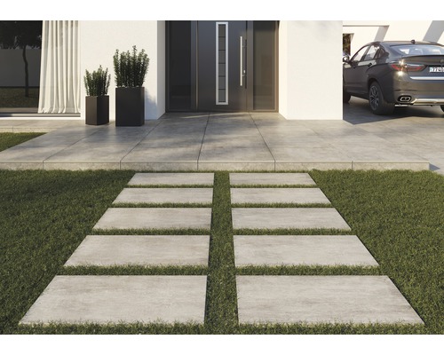 FLAIRSTONE porseleinen terrastegel Urban Desert gerectificeerde rand 60 x 60 x 2 cm