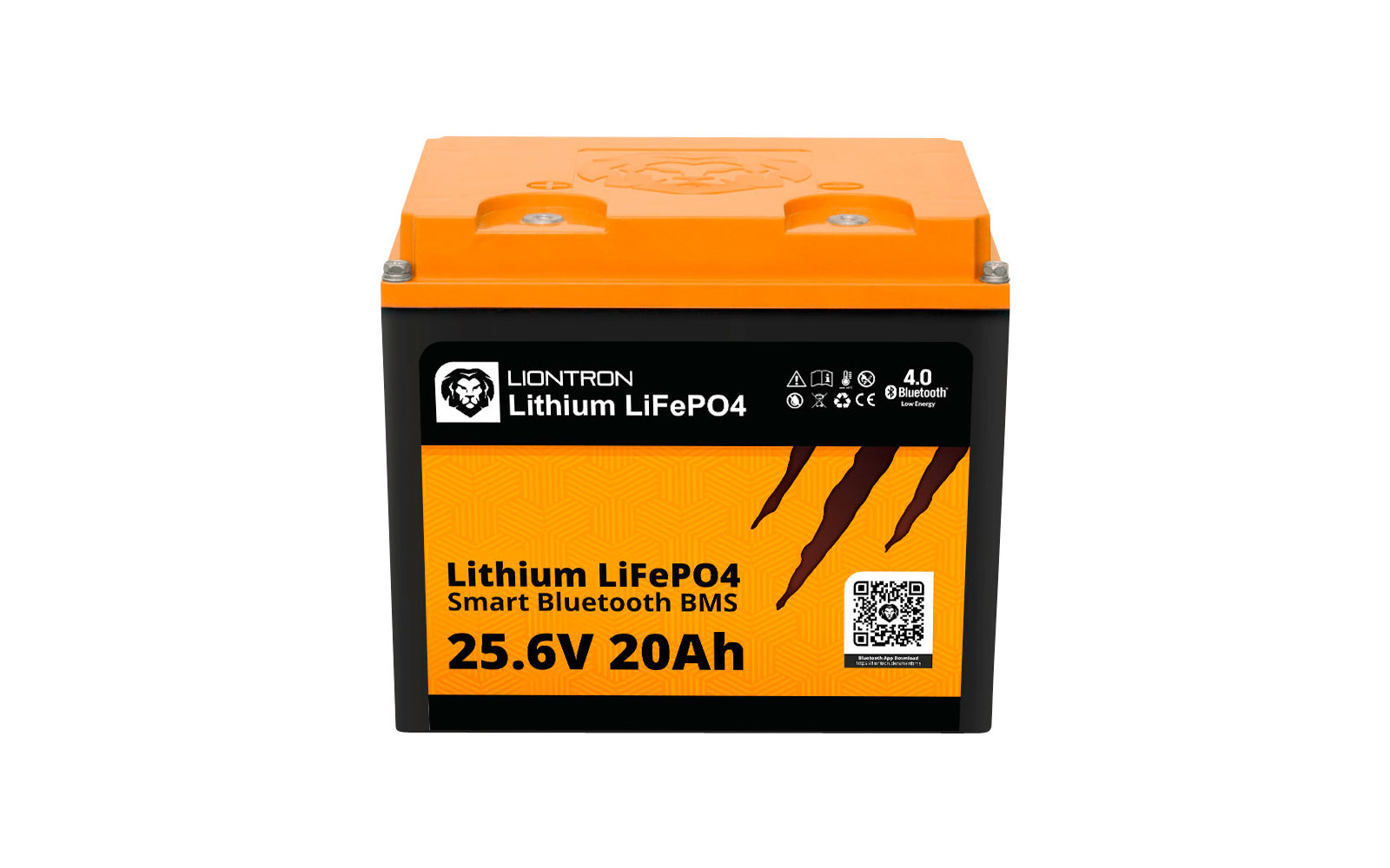 Liontron LiFePO4 Smart Bluetooth BMS Lithiumbatterie 25,6 V 20 Ah