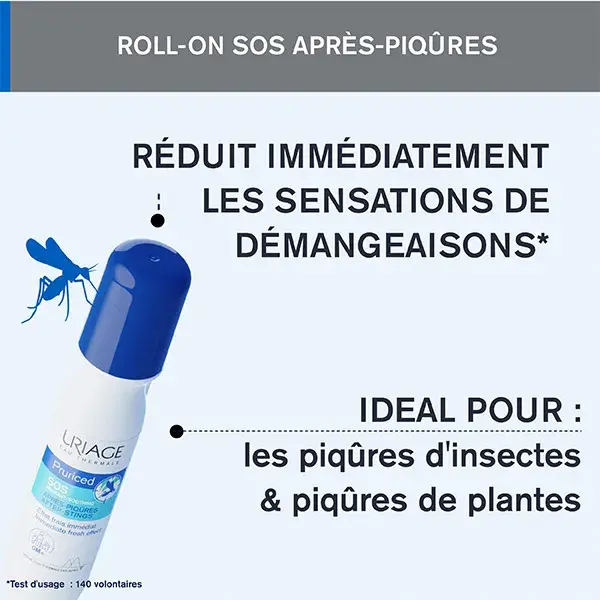 Uriage Pruriced SOS Cuidado Calmante Anti-Coceira Após Picadas 15ml