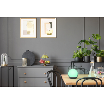 Lutec Connect lantaarn Cardi, wit en gekleurd licht