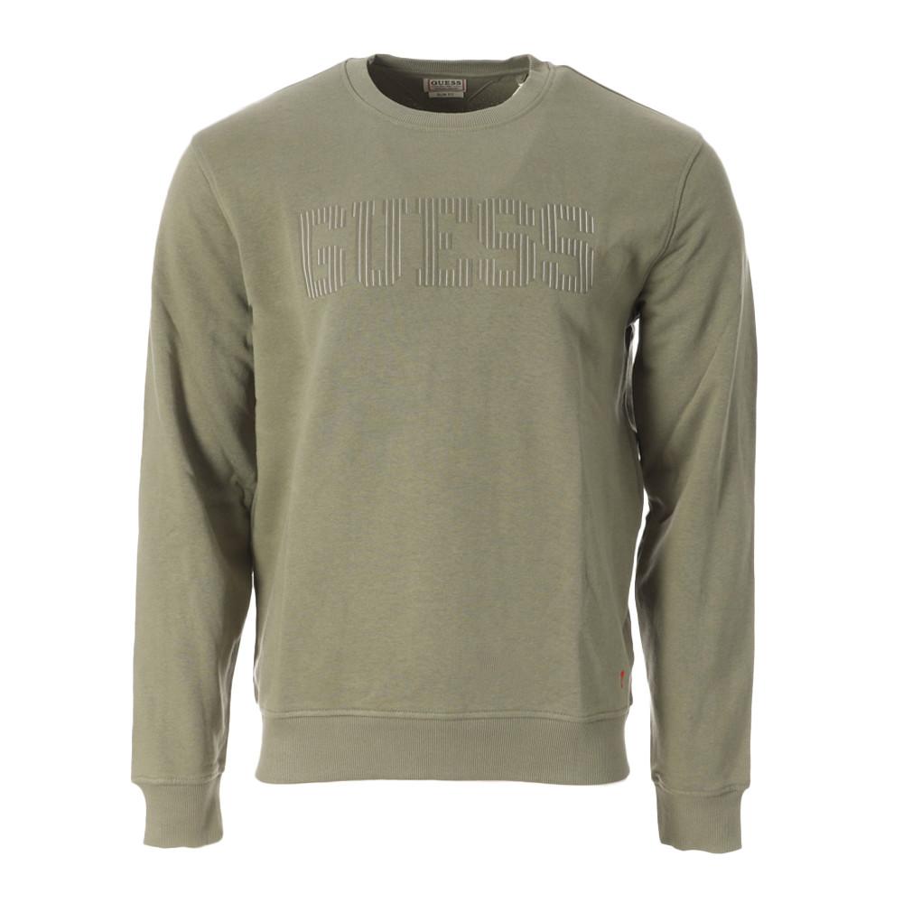 Guess Sweat Kaki Homme Guess Beau Cn Fleece