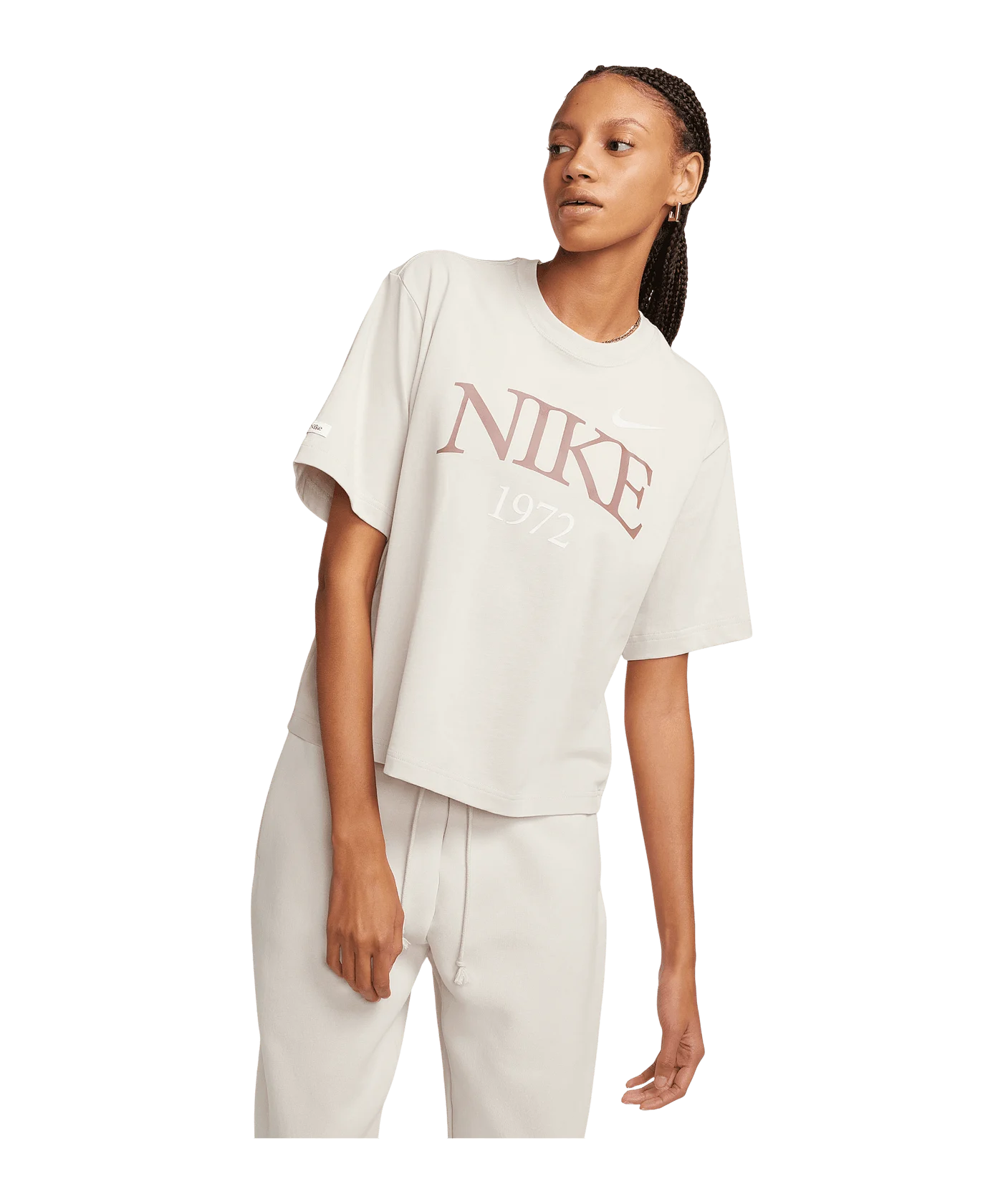 Nike T-Shirt Damen Braun F104