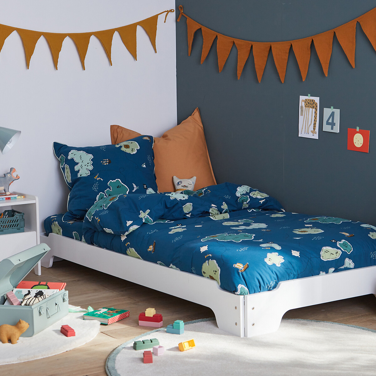 LA REDOUTE INTERIEURS<br>Cama empilhável com estrado de ripas, Egzigu