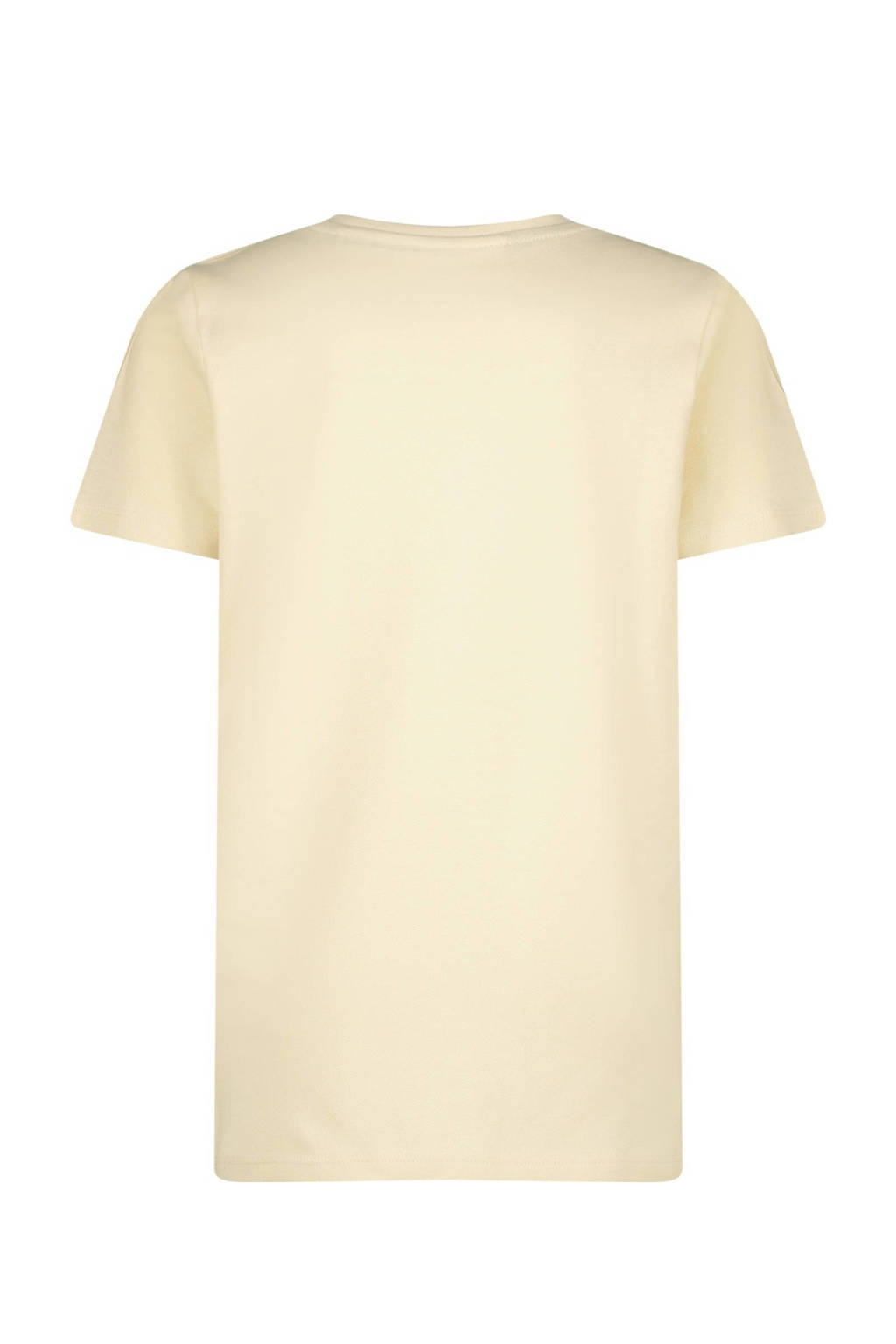 Vingino T-shirt Jape zachtgeel/grijs