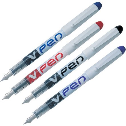 Stylo plume Pilot V-Pen écriture moyenne