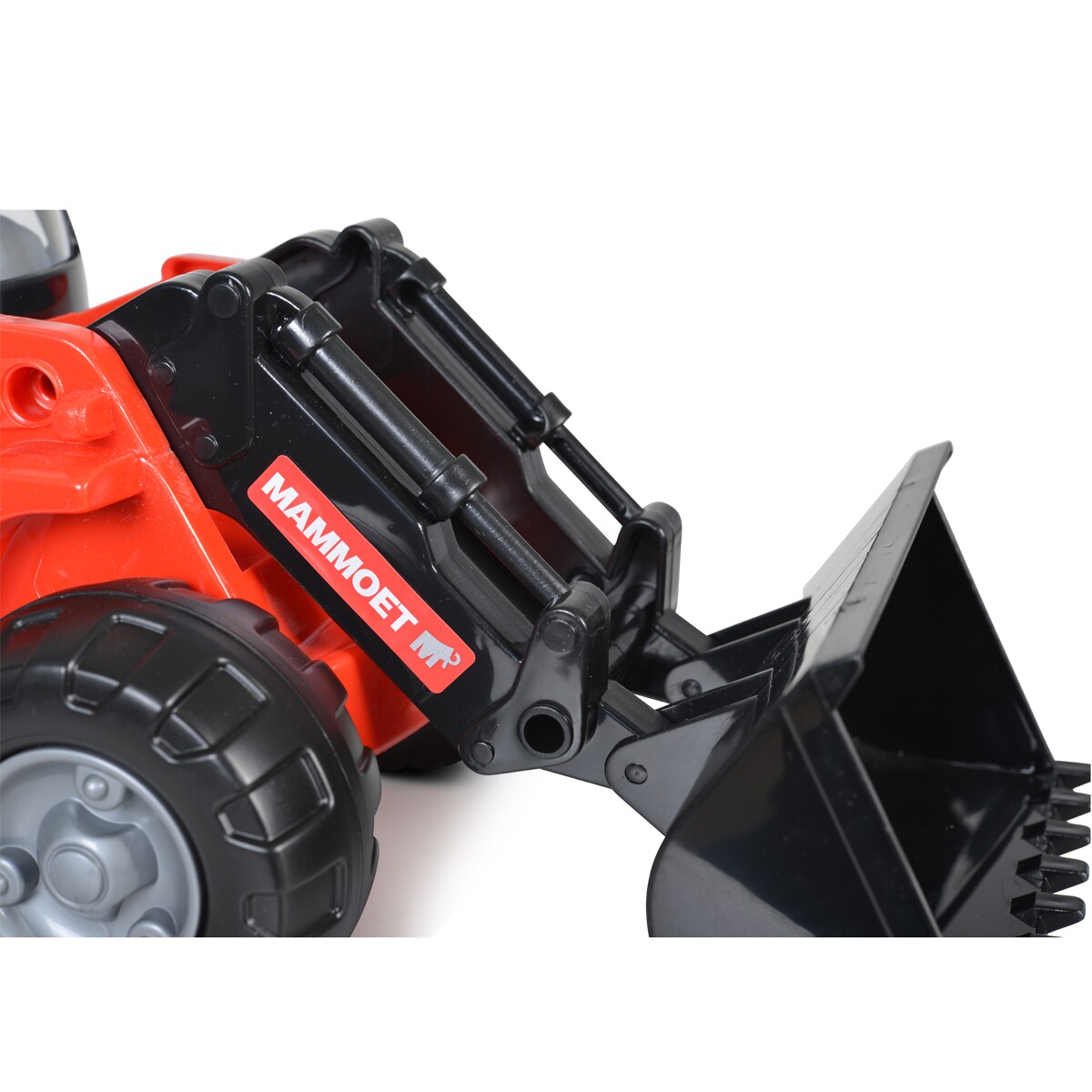 Polesie Spielzeug Radlader 56849 Frontlader beweglicher Arm Trecker Baumaschine rot