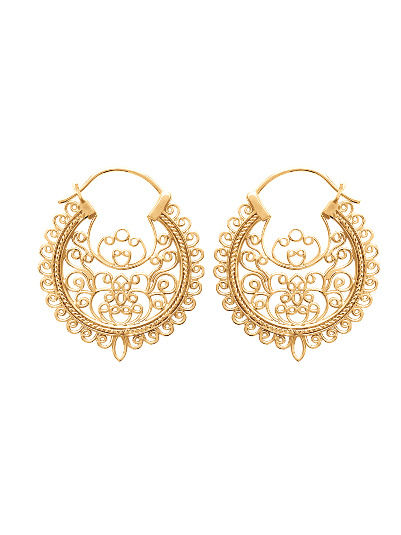 Boucles d'oreilles arabesques