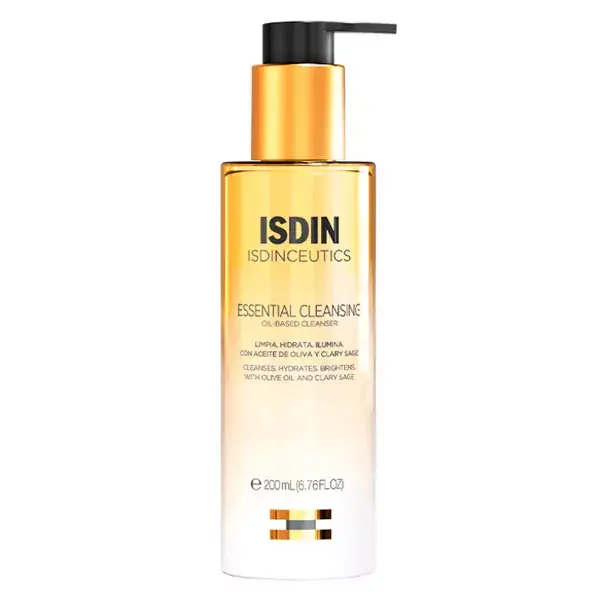 ISDIN Isdinceutics Óleo de Limpeza Facial Essencial e Removedor de Maquiagem 200ml
