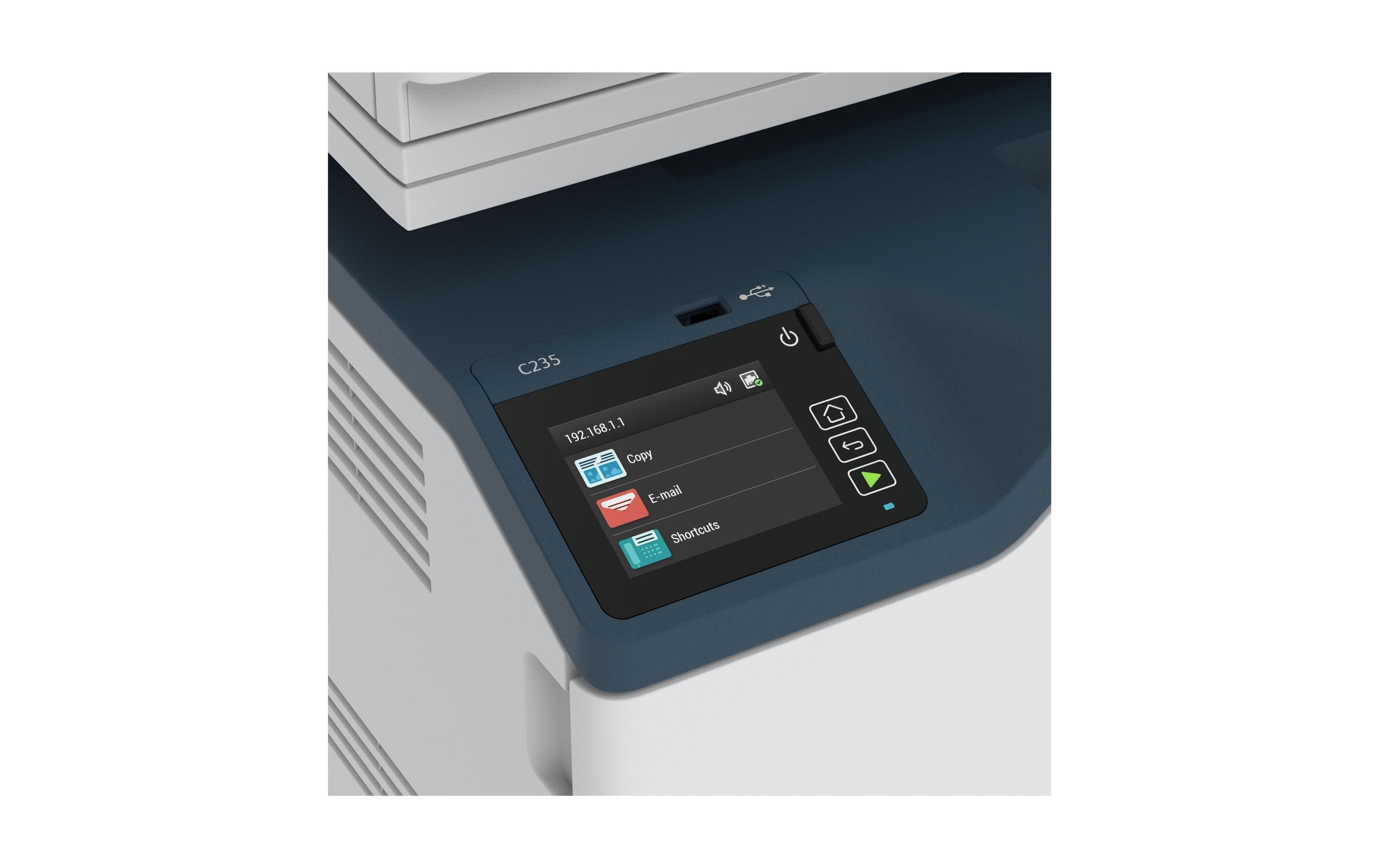 Multifunktionsdrucker C235<br>WLAN-fähiger Multifunktions-Drucker mit Duplexeinheit