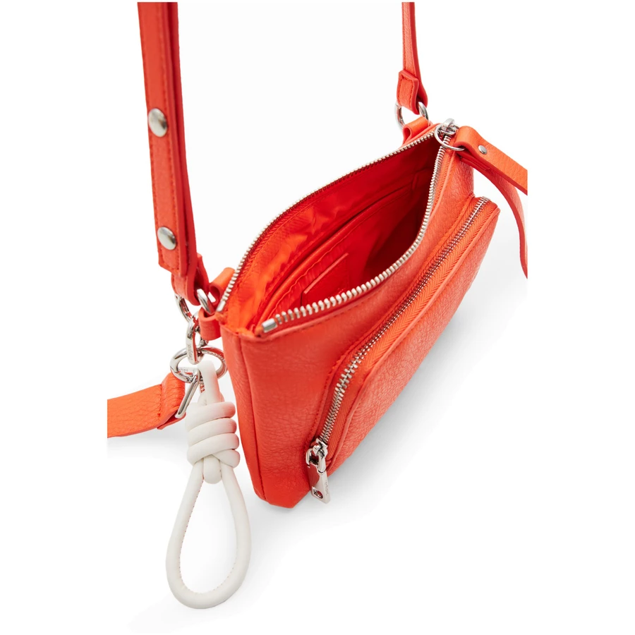 Desigual Half Logo 24 Lisa - Umhängetasche 20 cm orange