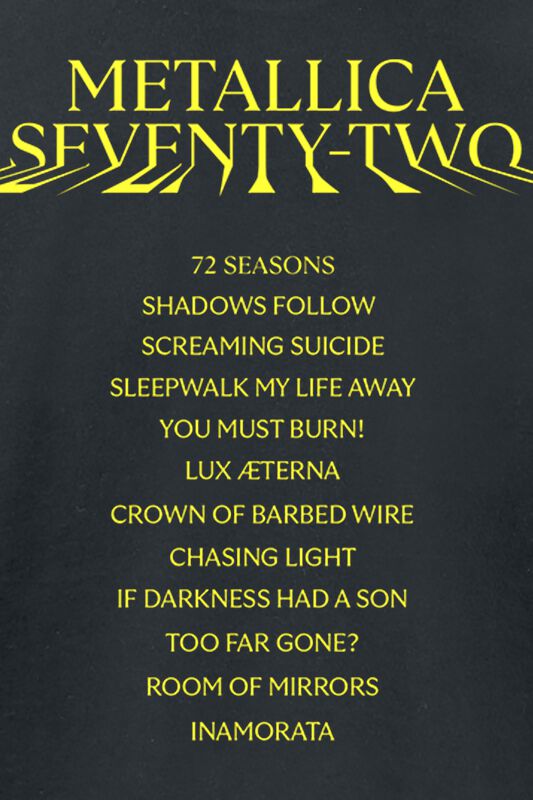 M72 Squared Cover | Metallica T-Shirt Manches courtes