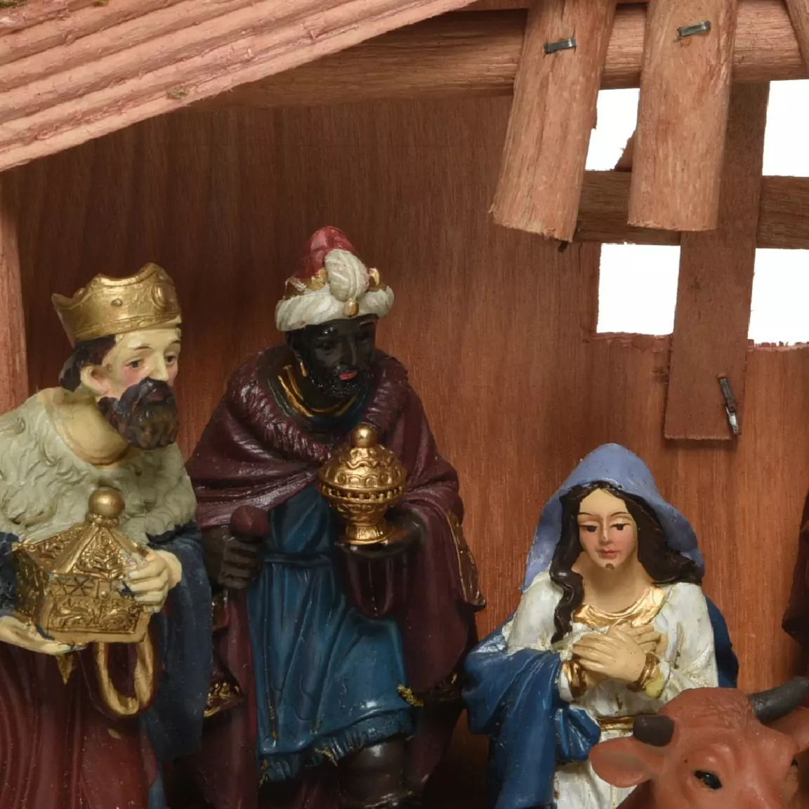 Crèche de Noël complète Saint-Daniel