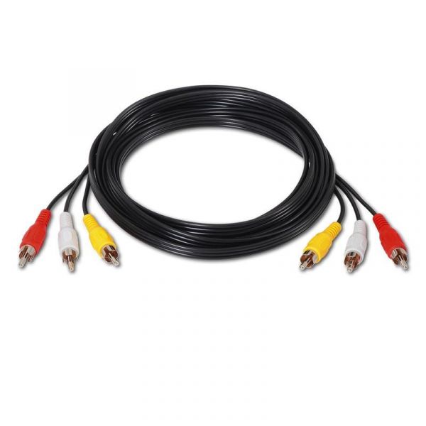 Nanocable Cabo 3 Rca Macho 3 Rca Macho (1,8 Mts) - 10.24.0802