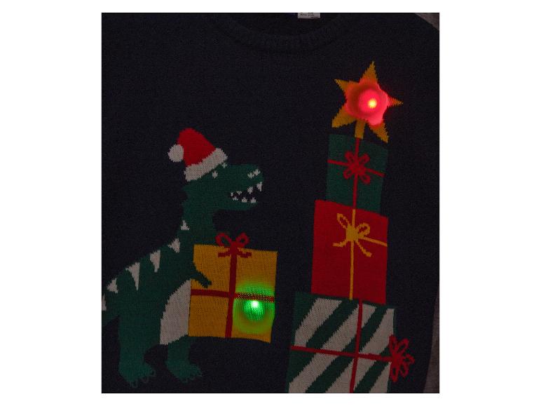 Kinder kersttrui met lampjes