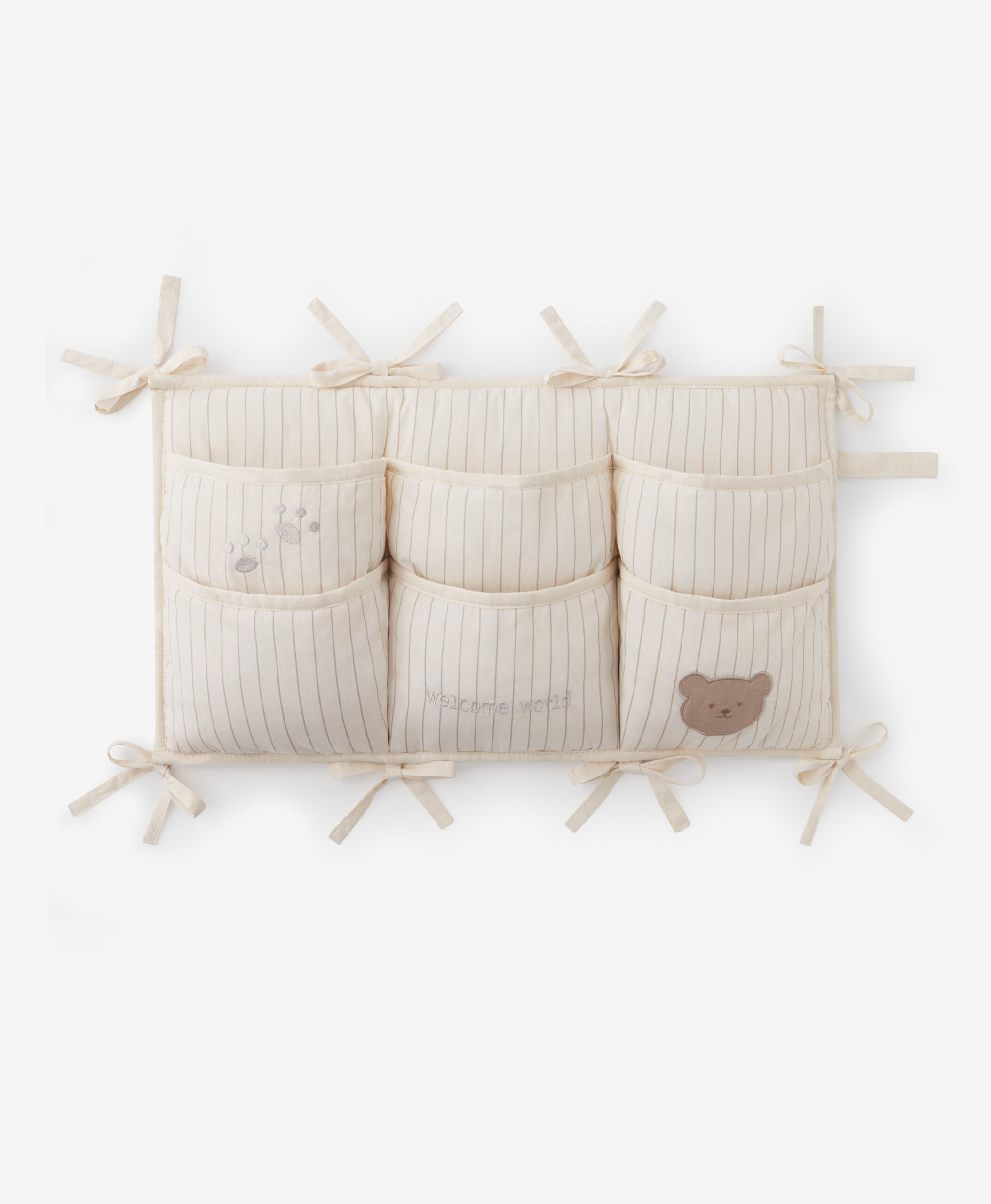 Babybett Organizer, 100% Baumwolle