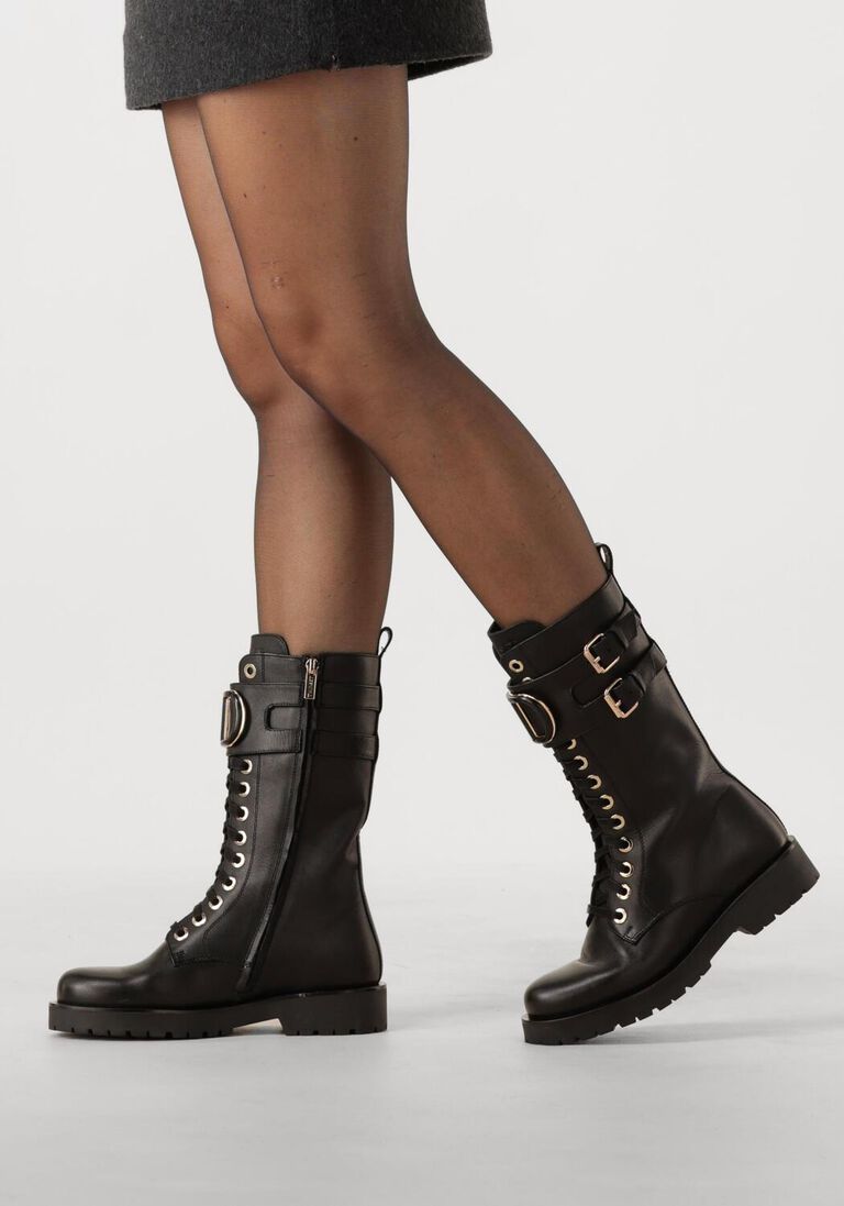 zwarte twinset milano veterboots 242tcp084