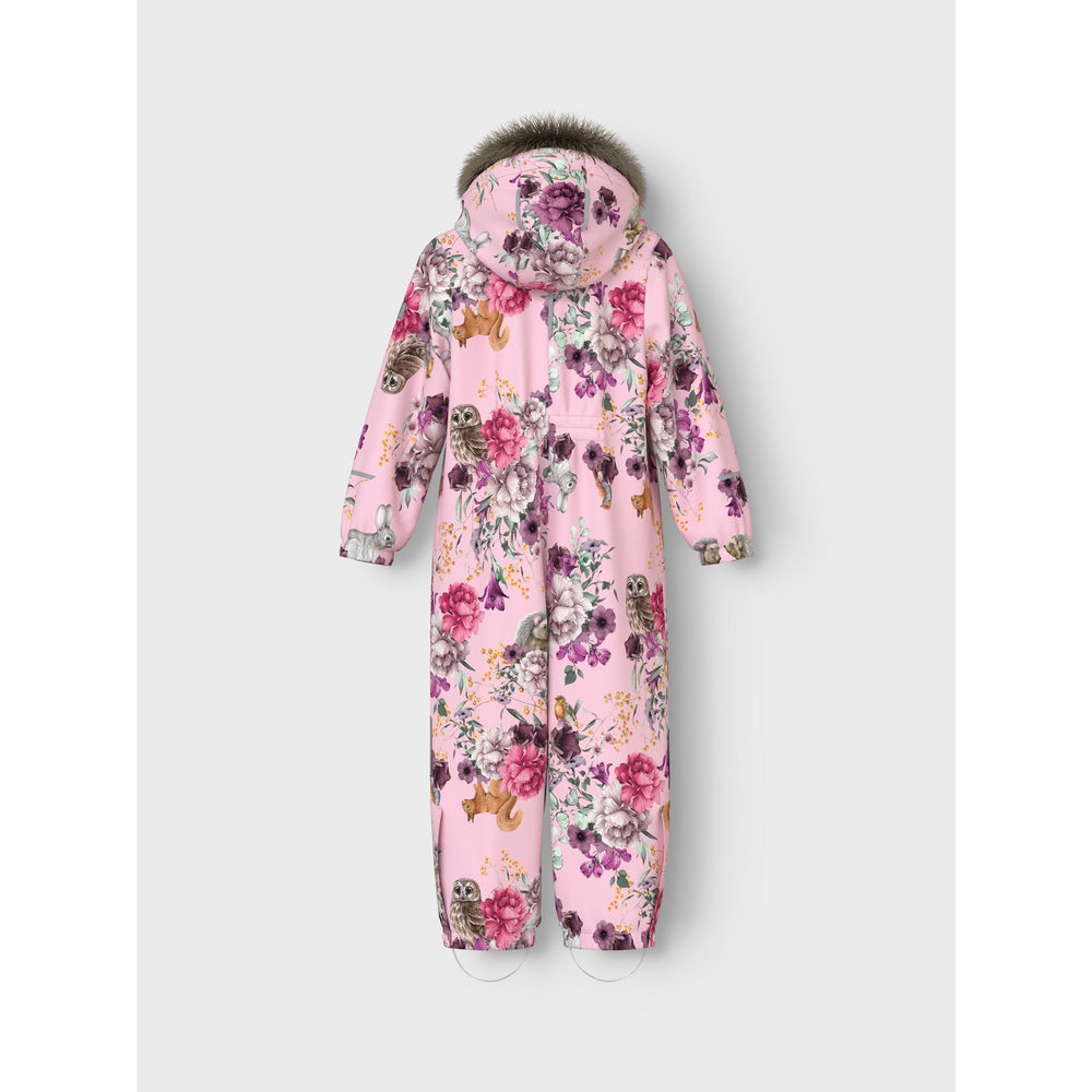 Køb Name It Parfait Pink Woodland Snow10 Flyverdragt AOP Fo Noos
