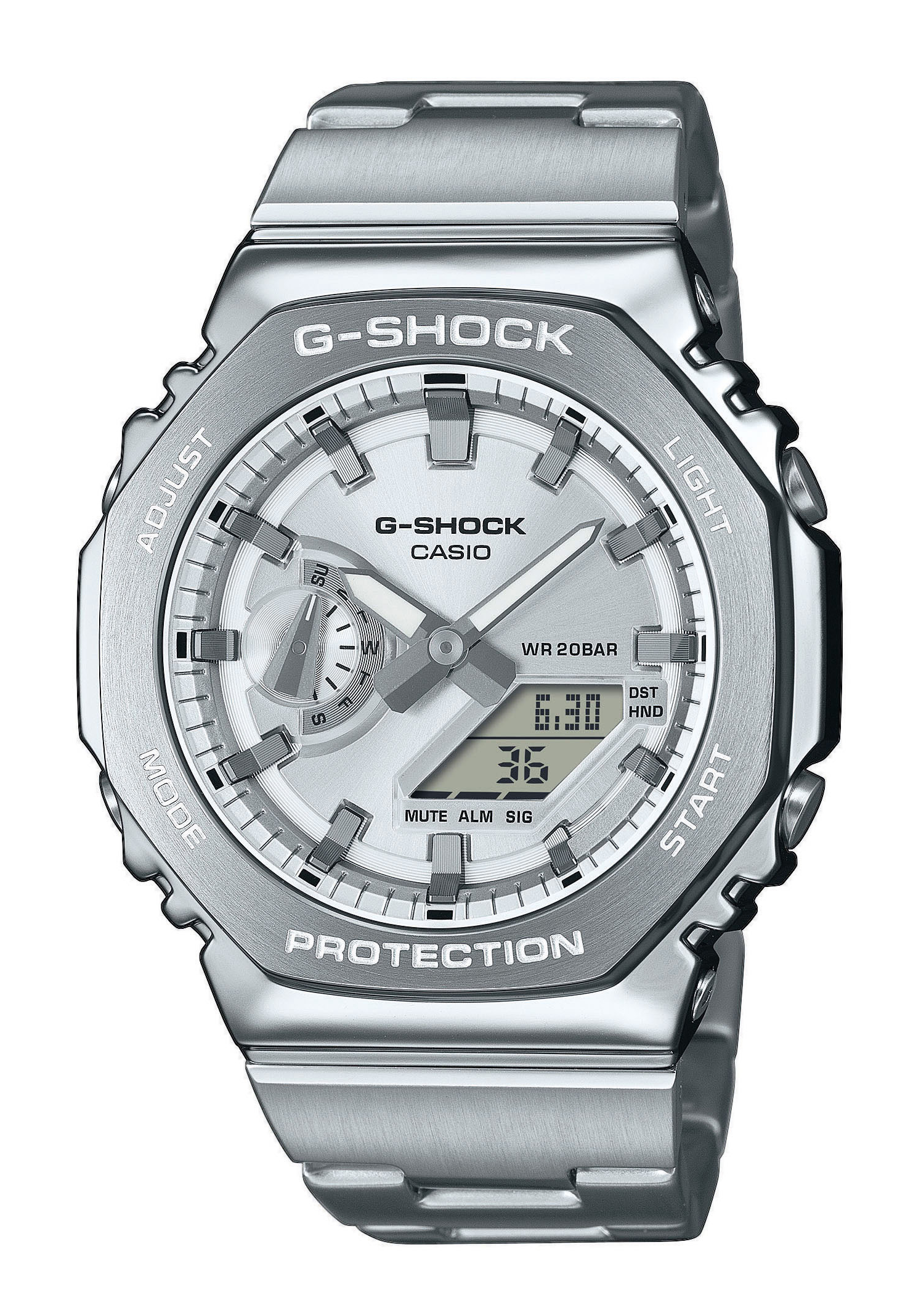Casio G-SHOCK G-Steel Silber GM-2110D-7AER