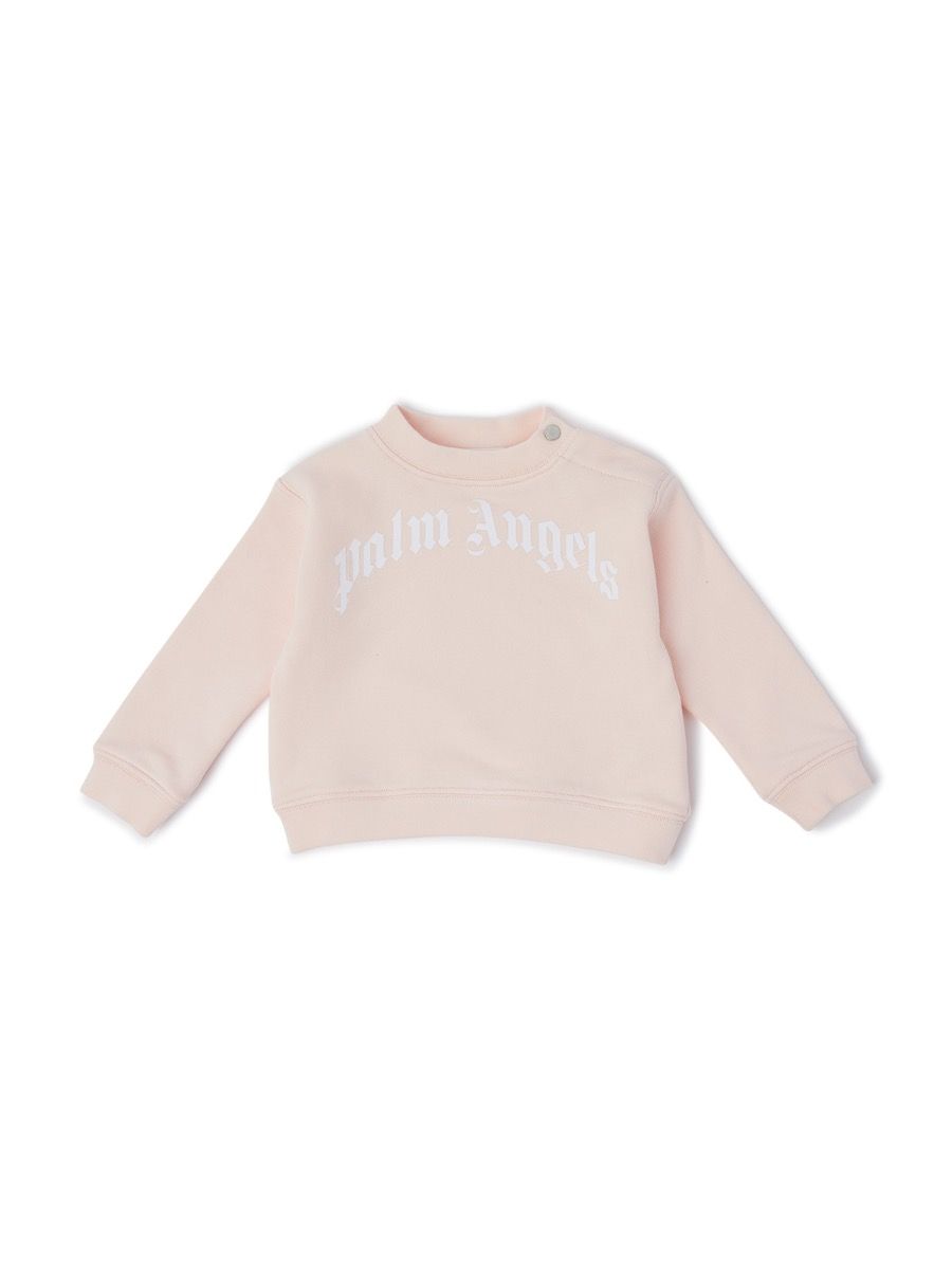 Palm Angels Curved Logo Crewneck