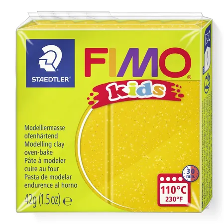 STAEDTLER® FIMO® kids Modelliermasse glittergold, 42g