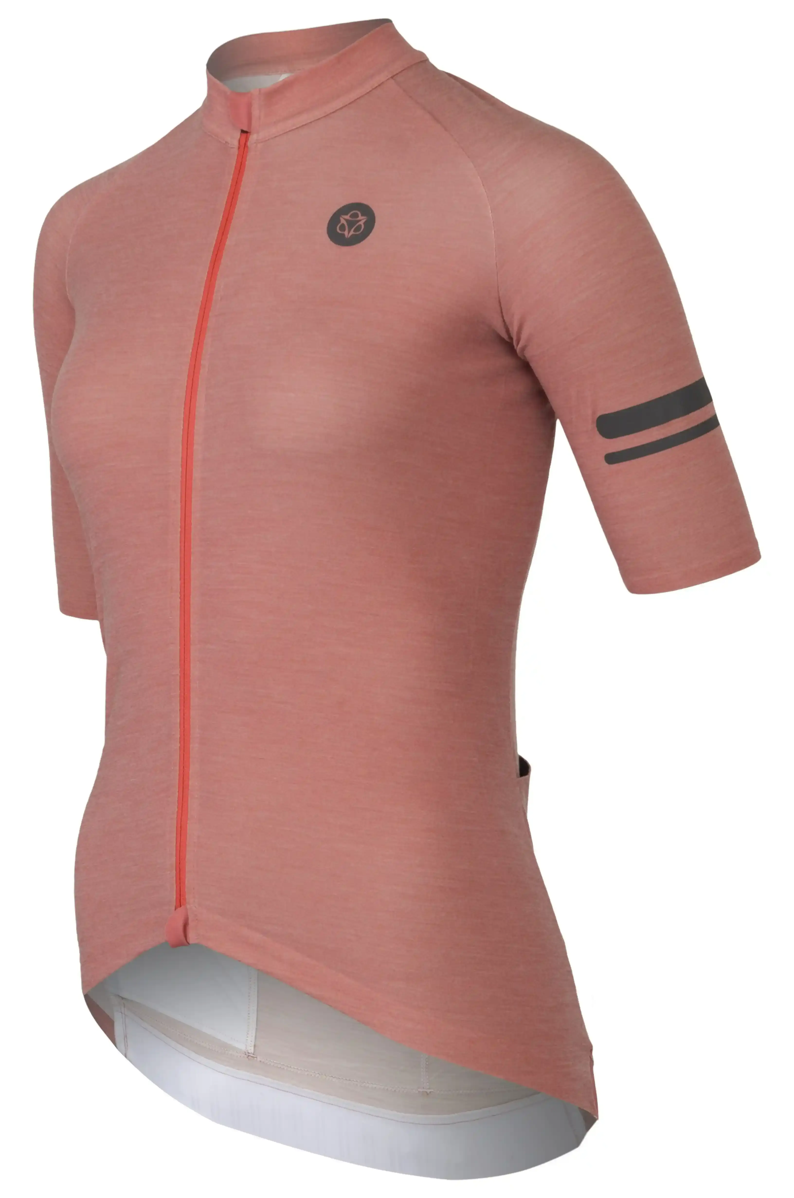 AGU Merino Performance Fietsshirt Korte Mouwen Beige Dames