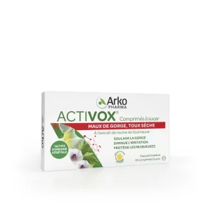 Activox Comprimé à Sucer Citron - 24 comprimés
