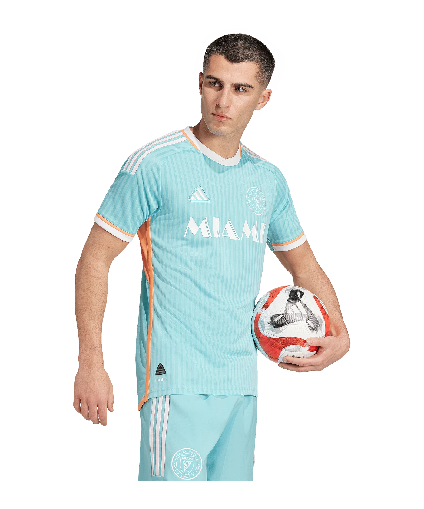 adidas Inter Miami Auth. Trikot 3rd 2024 Türkis