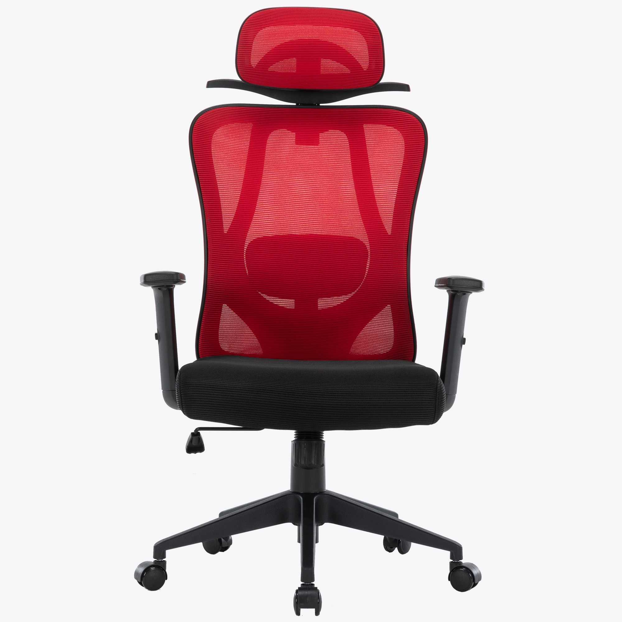 Bürostuhl mit platzsparendem Kleiderbügel - ergonomischer Schreibtischstuhl mit Nacken- und Lordosenstütze - komfortabler Gamingstuhl mit Netzrückenlehne und Wippfunktion