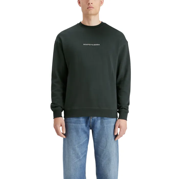 Scotch & Soda Front Chest Logo Sweater Heren