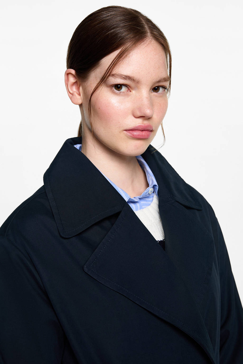 MANGO TEEN tussenjas marine