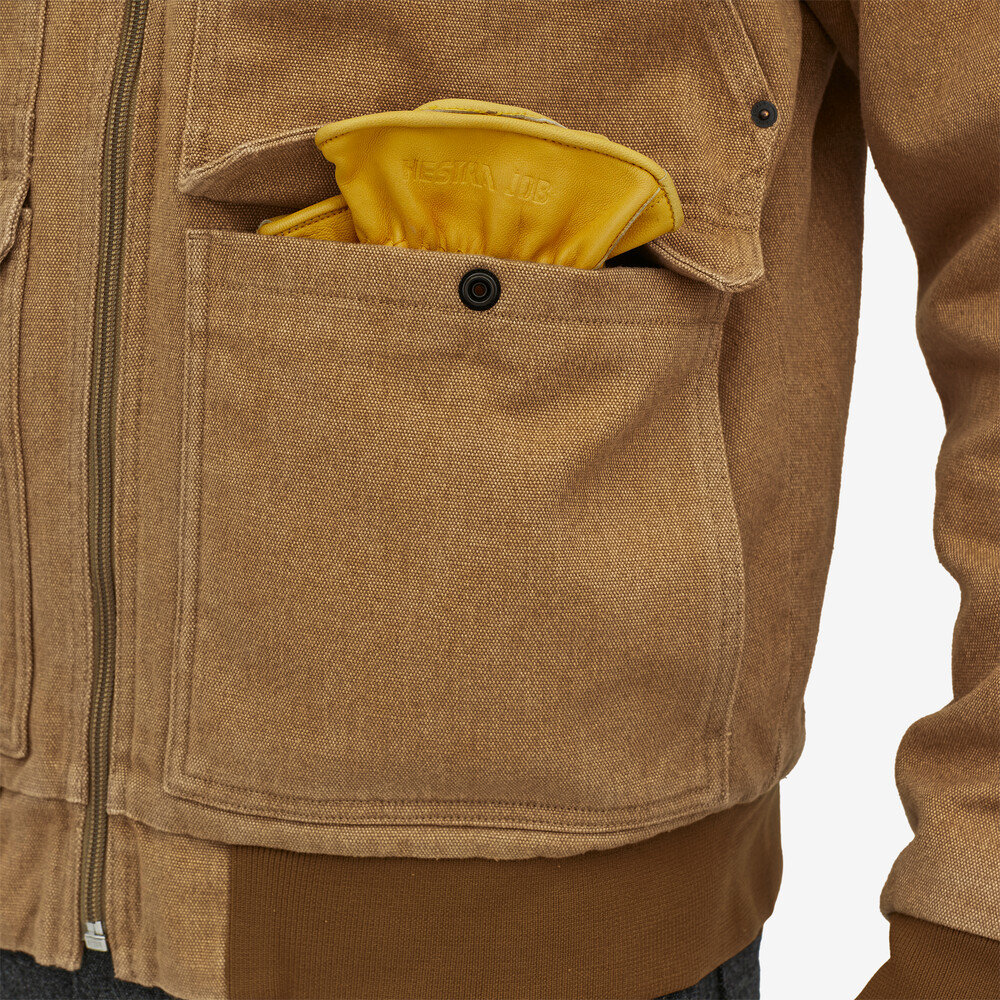 Iron Forge Herren-Kapuzenjacke aus Hanf-Canvas