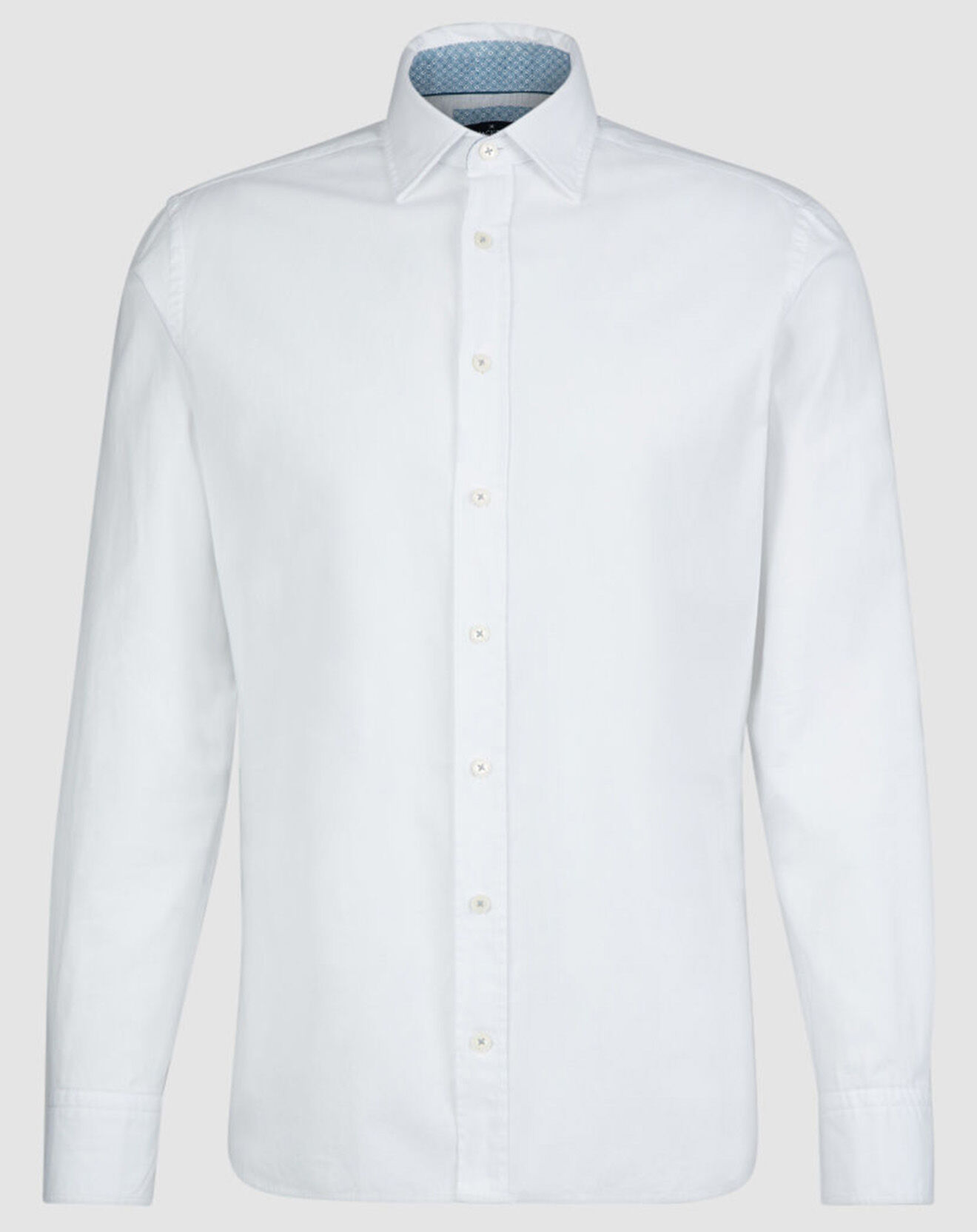 Hackett London Chemise Slim Fit Patch Coude blanche