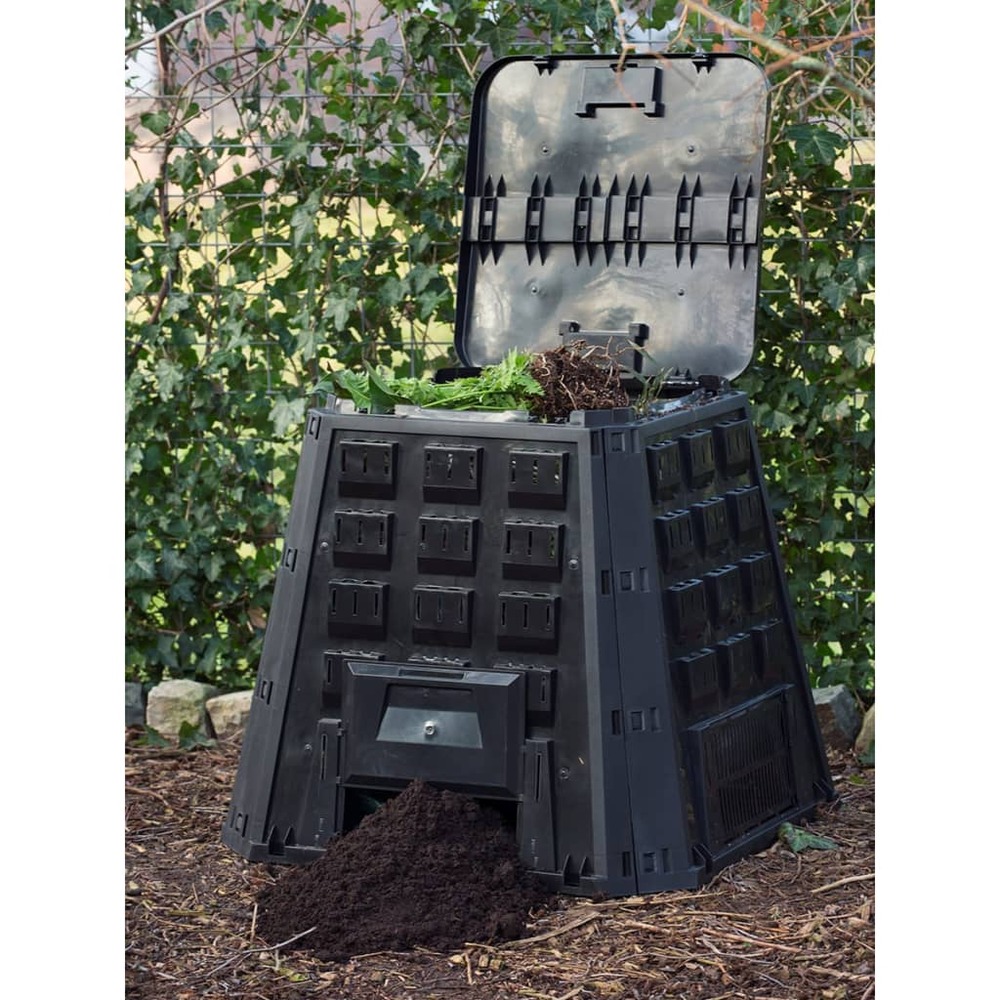 Bac à compost noir 400 l