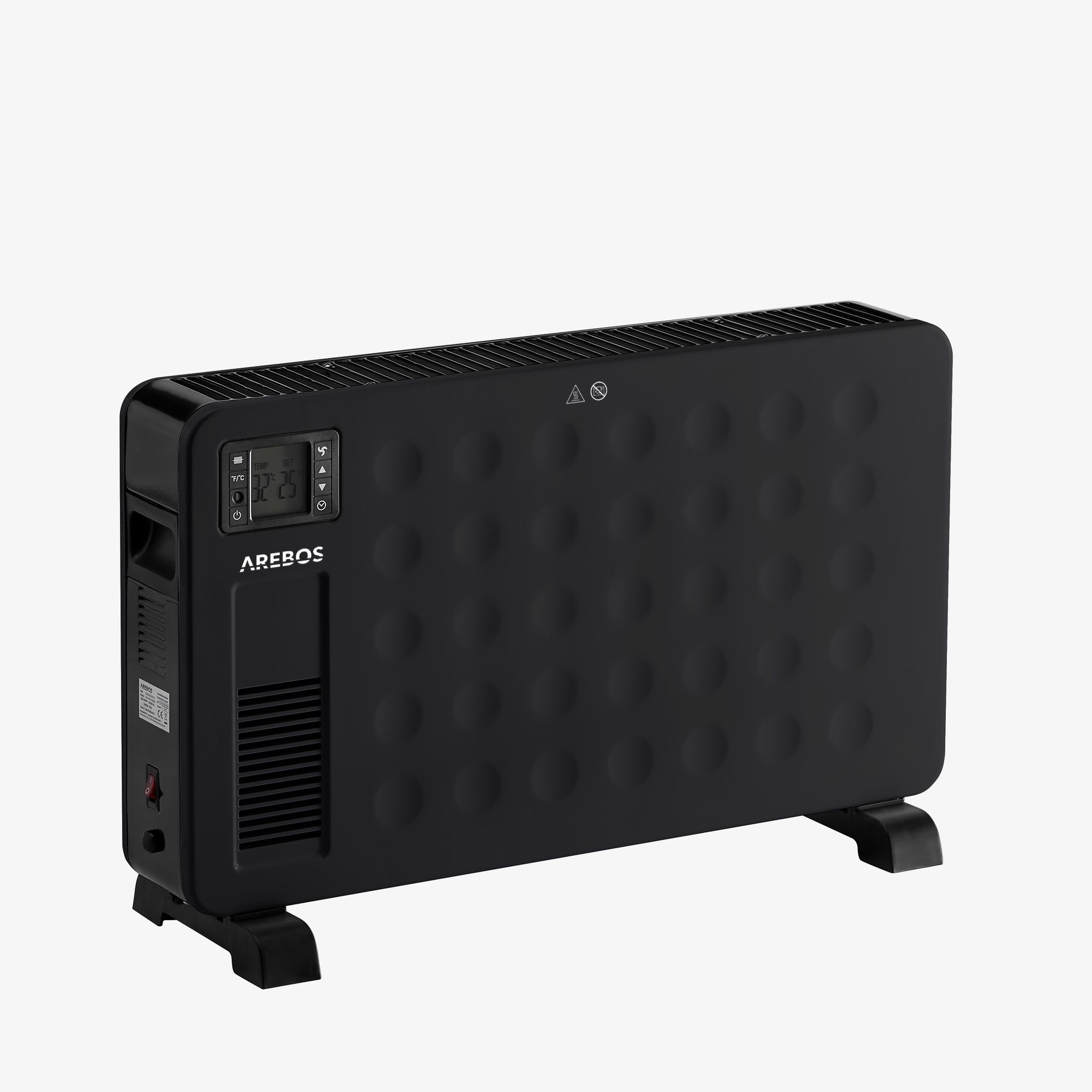 Konvektor 2300 W schwarz