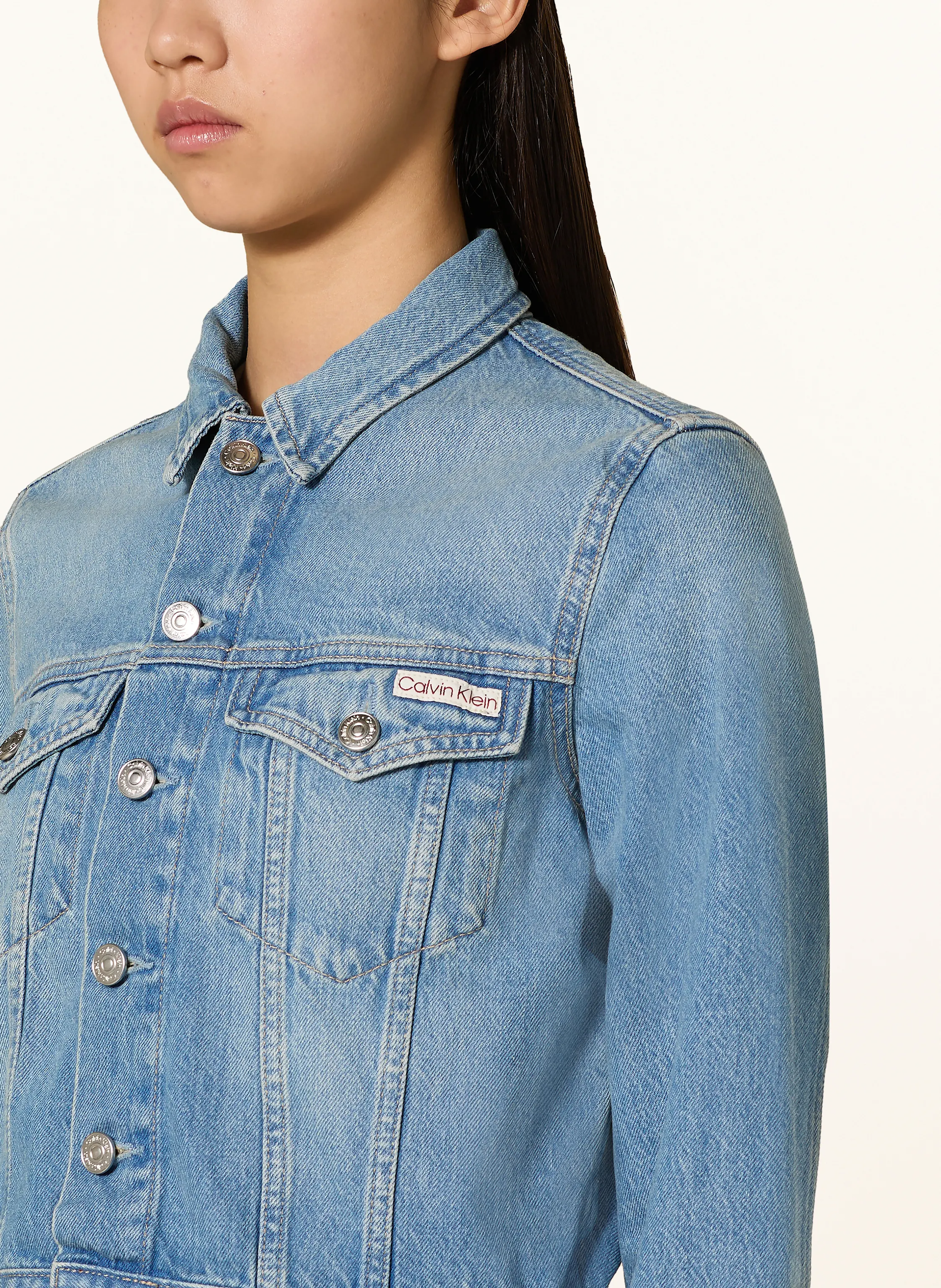 Calvin Klein Jeans Cropped-Jeansjacke