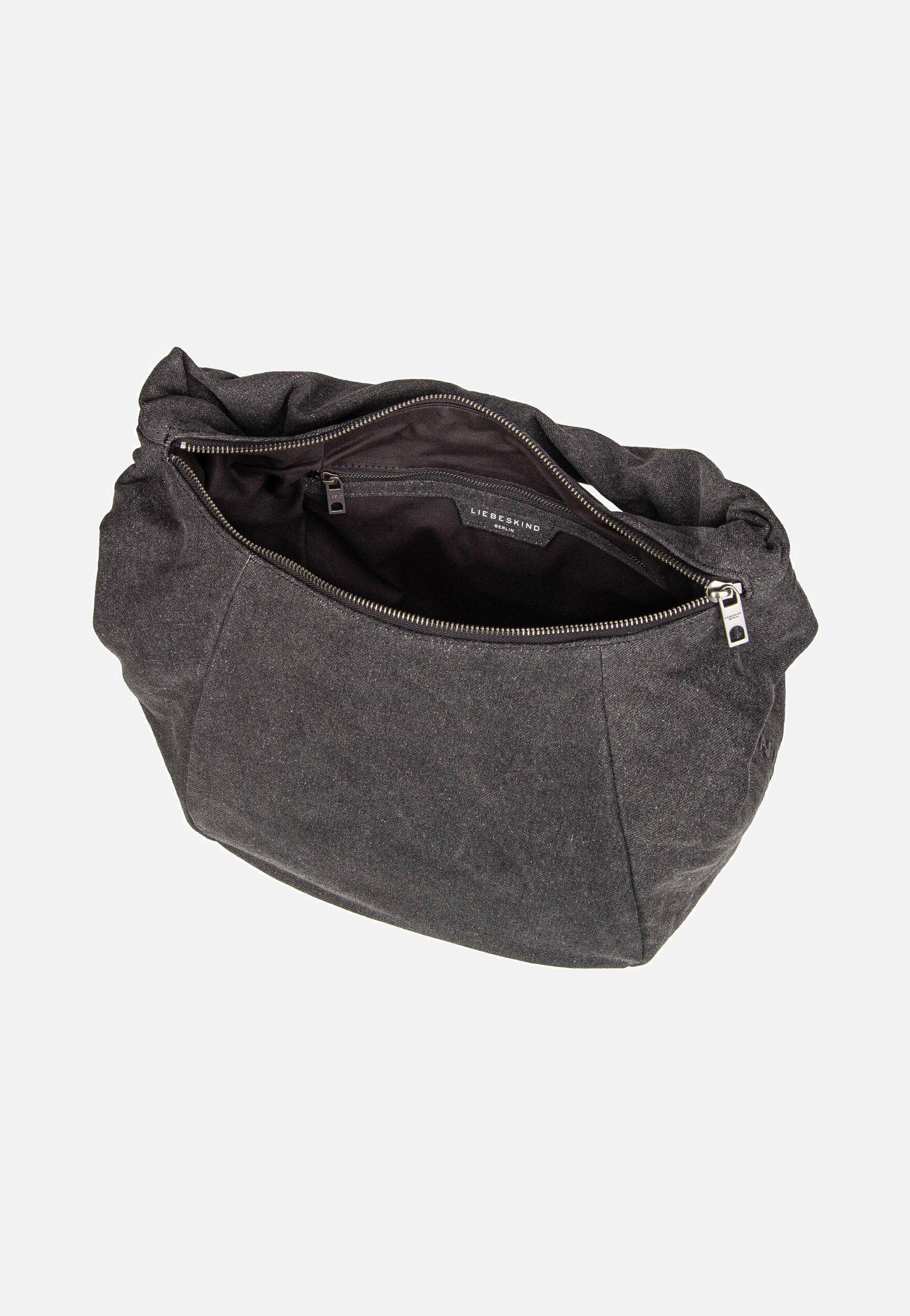 Ferrah M Denim Black - Hobo Bag
