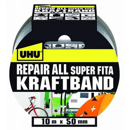 UHU Repair All Kraftklebeband silber, 50 mm x 10 m
