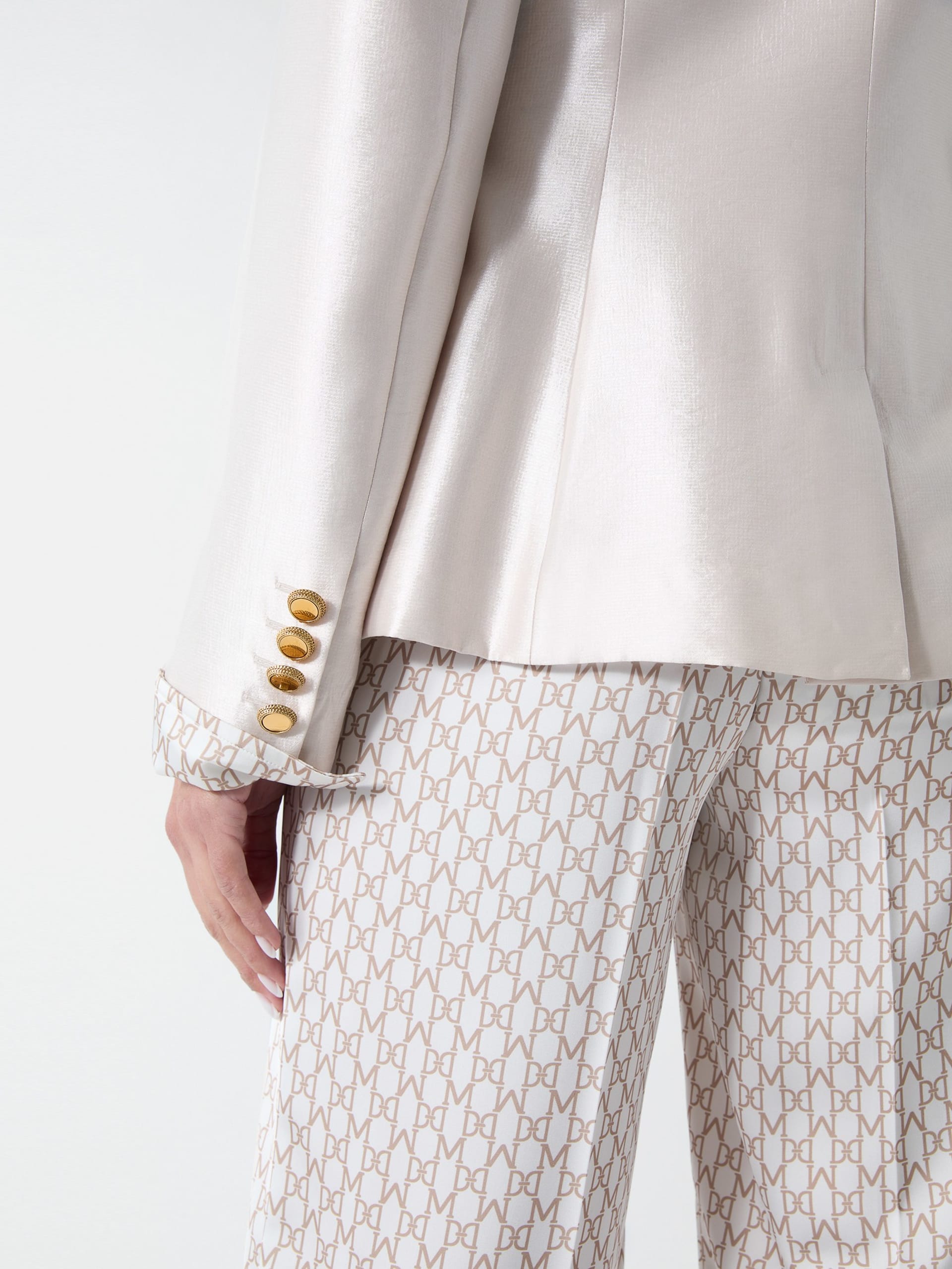 Blazer Eco Milla de Abotoamento Duplo