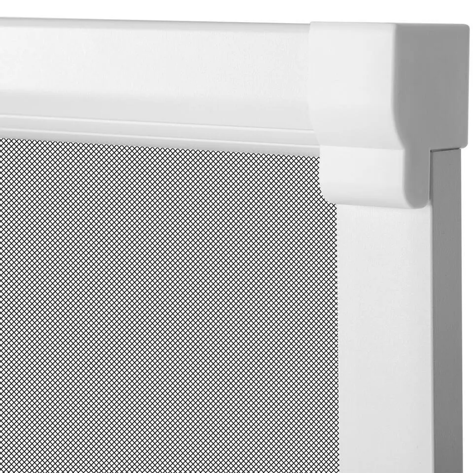 tectake Insectenwerend rolgordijn - 90 x 160 cm - Wit