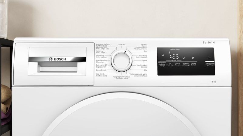 Bosch WTH8300AFG - Warmtepompdroger - 8 kg - Energielabel A++