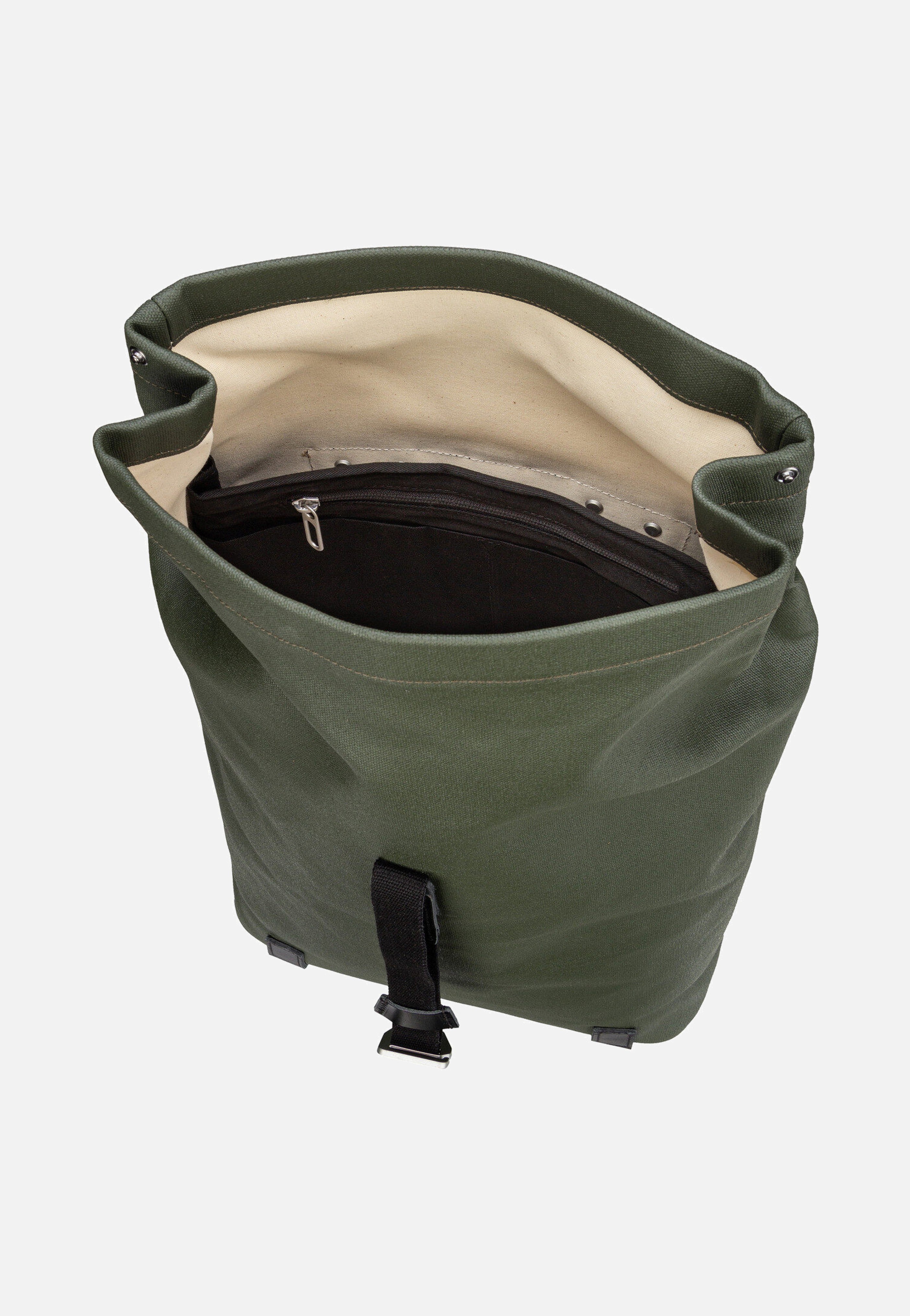 Pickwick Cotton Canvas 26 L Forest - Rolltop Rucksack