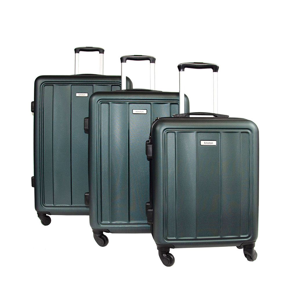 Valise ABS vert sapin 48x78x28cm