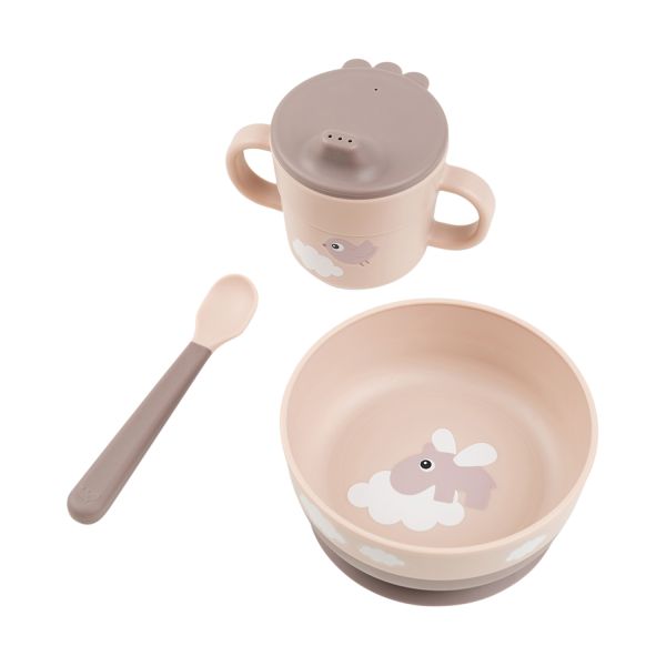 Done By Deer Happy Clouds First Meal Eetset - Green