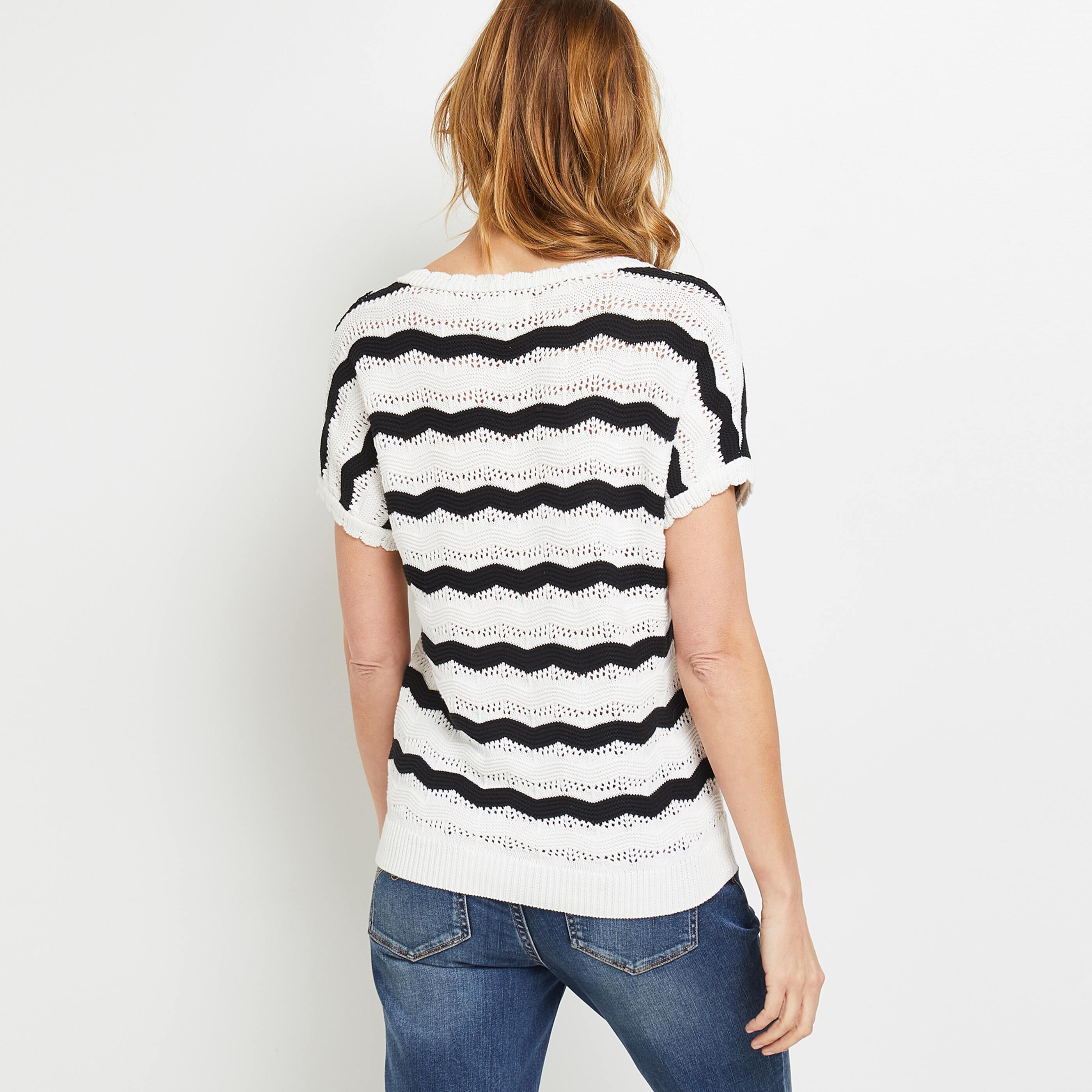 Pull ajouré femme - BEIGE