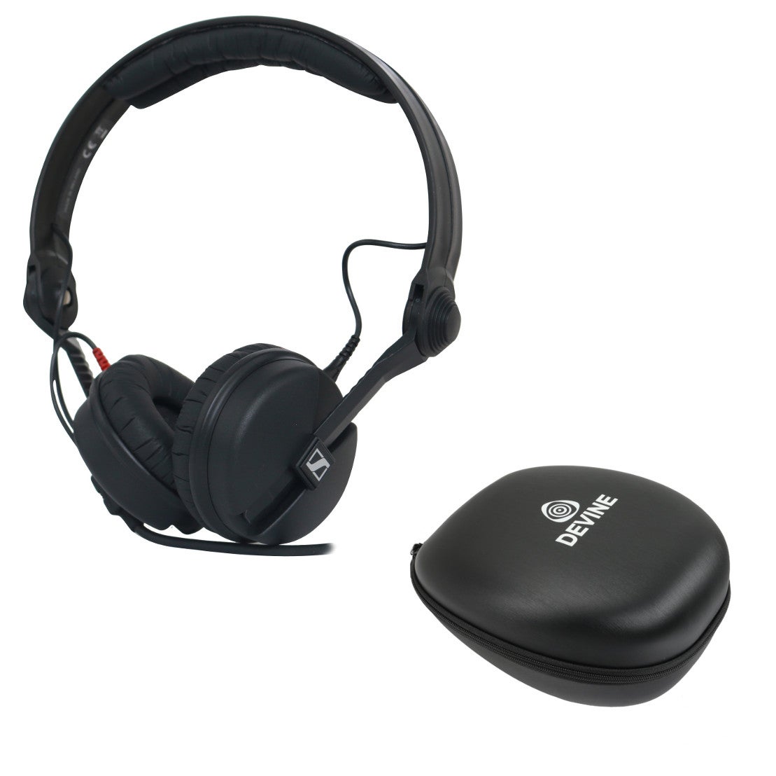 Sennheiser HD-25 koptelefoon + headphone case